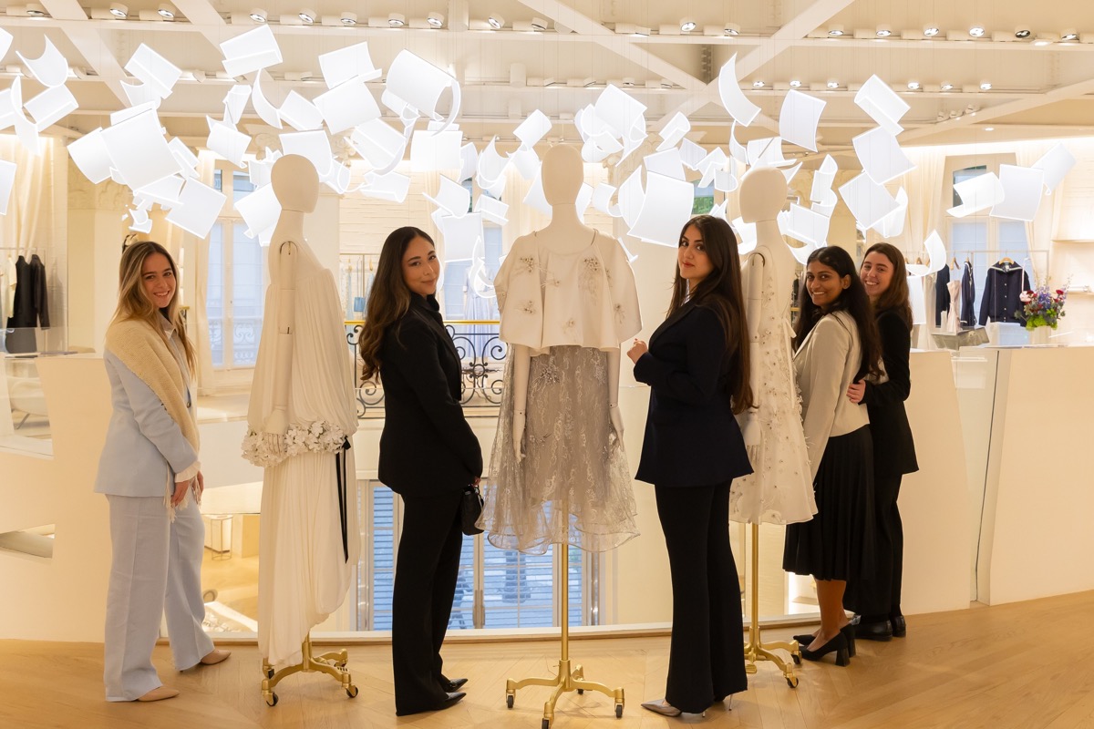 Women at Dior mosaic photo