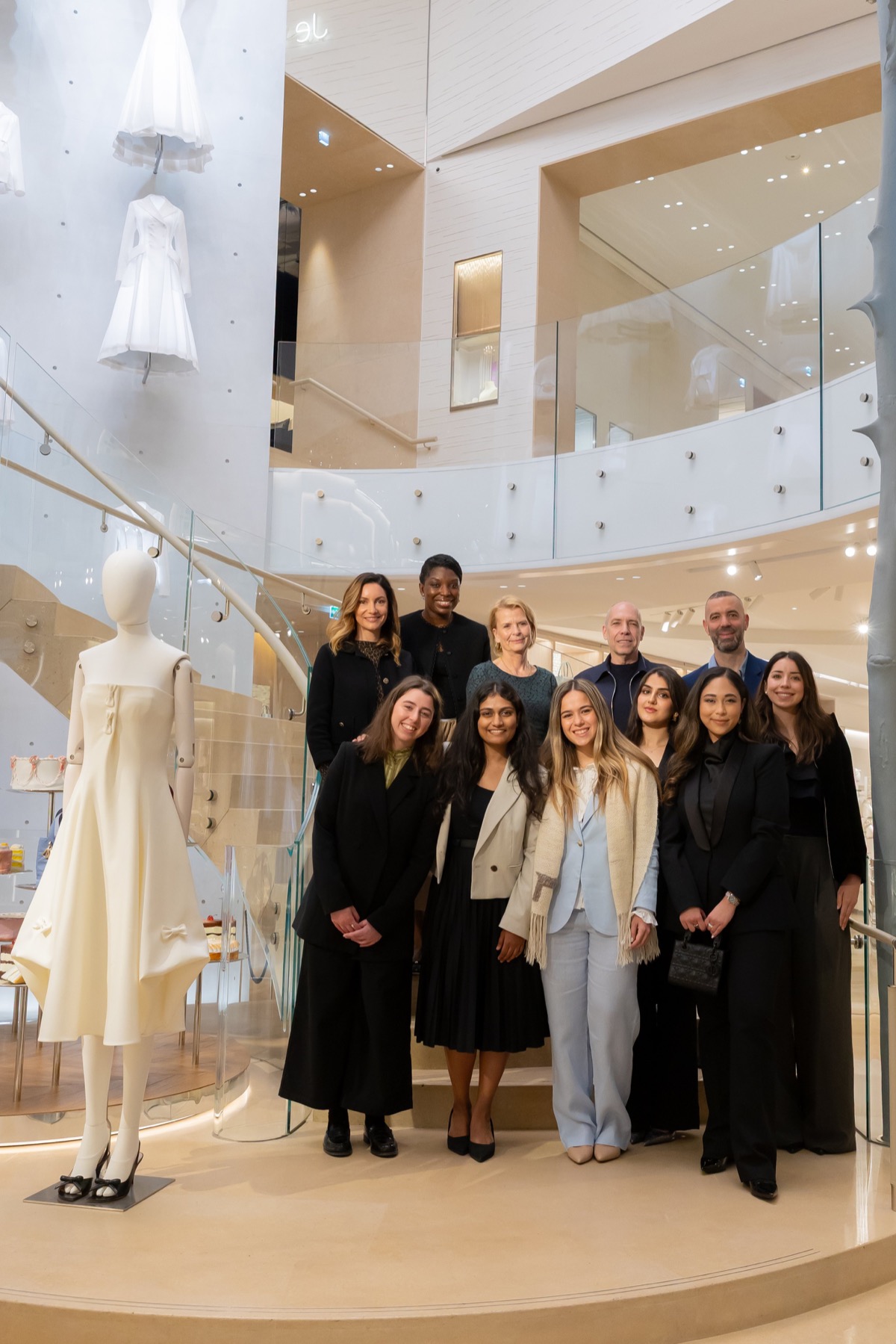 Women at Dior mosaic photo