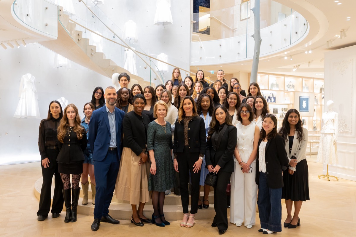 Women at Dior mosaic photo