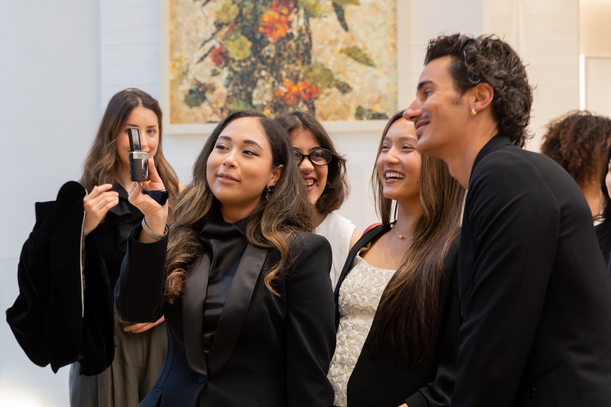Women at Dior mosaic photo