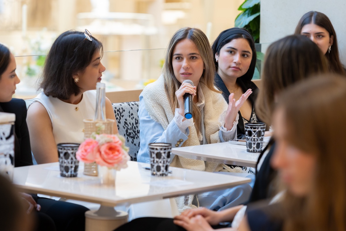 Women at Dior mosaic photo
